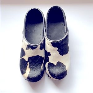 Bjork Cowhide clog shoes